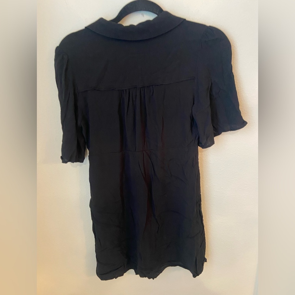 Ba&sh Peyton Black Collared Mini Dress - Picture 5 of 7